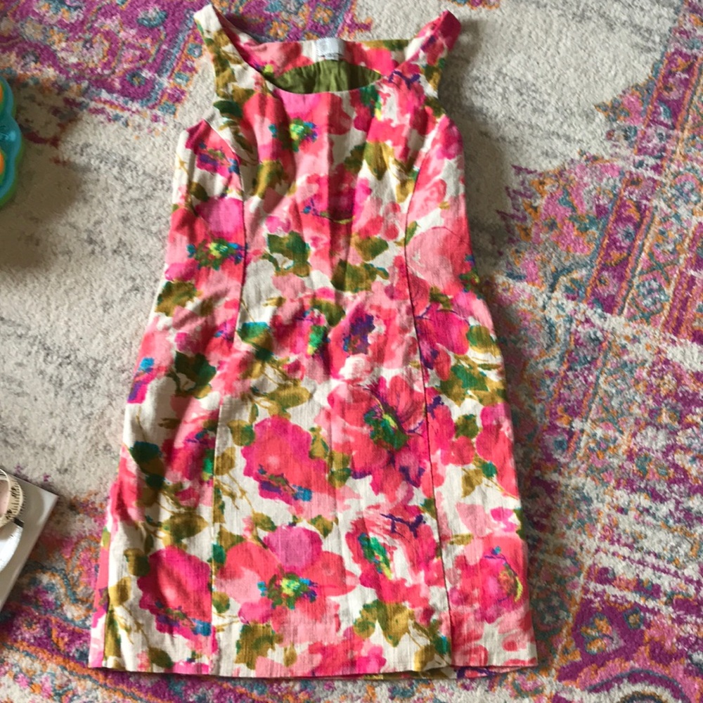 Anthro Postmark Floral Sleeveless Dress